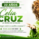 22 años sin la reina de la salsa ¡Celia Cruz!