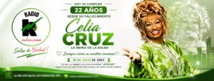 22 años sin la reina de la salsa ¡Celia Cruz!